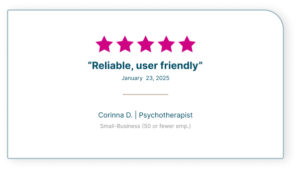 Testimonial by Corinna D