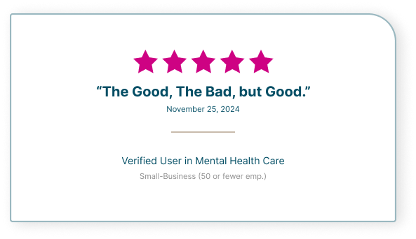 Testimonial by Verified User